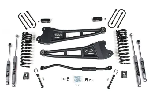 BDS Suspension - BDS1622H | BDS Suspension 3 Inch Lift Kit With Radius Arm For Dodge Ram 3500 4WD (2013-2018) | Diesel | NX2 Nitro Series Shocks