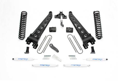 Fabtech Motorsports - FTSK2218 | Fabtech 6 Inch Radius Arm System With Coils and Performance Shocks (2017-2022 F250, F350 Super Duty 4WD Diesel)