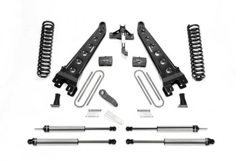 Fabtech Motorsports - FTSK2218DL | Fabtech 6 Inch Radius Arm System With Coils and DLSS Shocks (2017-2022 F250, F350 Super Duty 4WD Diesel)