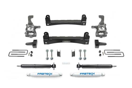 Fabtech Motorsports - FTSK2258 | Fabtech 4 Inch Basic System With Rear Performance Shocks(2015-2023 F150 Pickup 2WD)