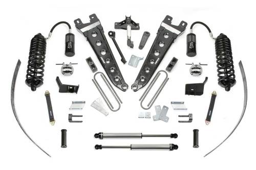 Fabtech Motorsports - FTSK2273DL | Fabtech 8 Inch Radius Arm System With 4.0 R/R and 2.25 (2011-2016 F250 Super Duty 4WD without Factory Overload)