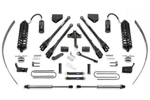 Fabtech Motorsports - FTSK2276DL | Fabtech 8 Inch 4 Link System With 4.0 R/R and 2.25 (2011-2016 F250 Super Duty 4WD without Factory Overload)