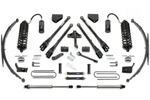 Fabtech Motorsports - FTSK2278DL | Fabtech 8 Inch 4 Link System With 4.0 R/R and 2.25 and Rear Leag Springs (2011-2016 F250, F350 Super Duty 4WD)