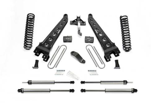 Fabtech Motorsports - FTSK2282DL | Fabtech 6 Inch Radius Arm System With Coils and DL Shocks (2017 F450, F550 Super Duty 4WD Diesel)