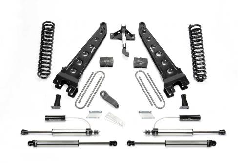 Fabtech Motorsports - FTSK2293DL | Fabtech 6 Inch Radius Arm System With Coils and 2.25 DL Resi Front and DL Rear Shocks (2017-2022 F250, F350 Super Duty 4WD Diesel)