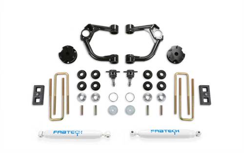 Fabtech Motorsports - FTSK2322 | Fabtech 3.5 Inch BJ UCA System With Performance Shocks (2019-2023 Ranger 4WD without Intrusion Beam Kit)