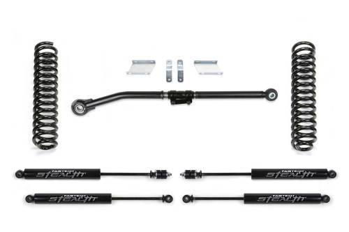 Fabtech Motorsports - FTSK2333M | Fabtech 2.5 Inch Basic Coil Kit With Stealth Shocks (2017-2024 F250, F350 Super Duty 4WD Diesel)