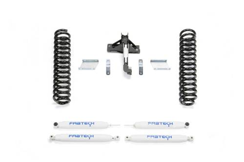 Fabtech Motorsports - FTSK2339 | Fabtech 2.5 Inch Budget Coil Kit With Performance Shocks (2017-2024 F250, F350 Super Duty 4WD Diesel)