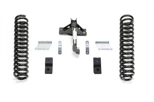 Fabtech Motorsports - FTSK2353 | Fabtech 2.5 Inch Budget Coil Kit With Shock Extensions (2017-2024 F250, F350 Super Duty 4WD Diesel)