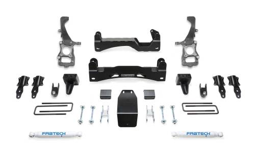 Fabtech Motorsports - FTSK2371 | Fabtech 6 Inch Basic System With Performance Shocks (2021-2023 F150 Pickup 4WD)