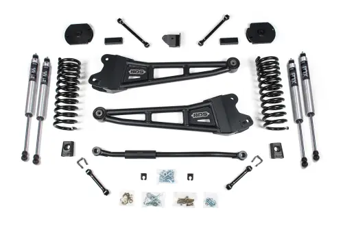 BDS Suspension - BDS1624FS | BDS Suspension 3 Inch Lift Kit With Radius Arm For Dodge Ram 2500 4WD (2014-2018) | Diesel | Fox 2.0 Performance Series Shocks