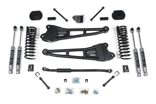 BDS Suspension - BDS1624H | BDS Suspension 3 Inch Lift Kit With Radius Arm For Dodge Ram 2500 4WD (2014-2018) | Diesel | NX2 Nitro Series Shocks