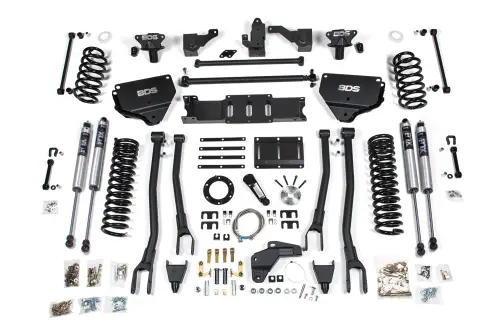 BDS Suspension - BDS1626FS | BDS Suspension 8 Inch Lift Kit With 4 Link For Dodge Ram 2500 4WD (2014-2018) | Diesel | Fox 2.0 Performance Series Shocks