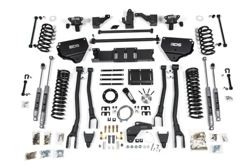 BDS Suspension - BDS1626H | BDS Suspension 8 Inch Lift Kit With 4 Link For Dodge Ram 2500 4WD (2014-2018) | Diesel | NX2 Nitro Series Shocks