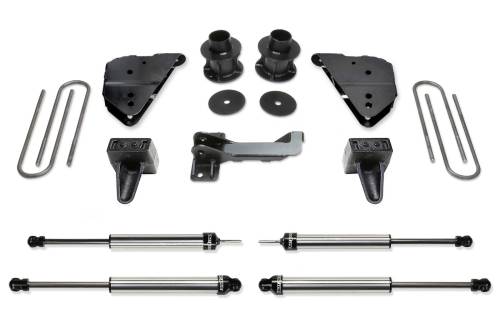 Fabtech Motorsports - FTSK2404DL | Fabtech 4 Inch Budget System With Dirt Logic Shocks (2023-2024 F250, F350 Super Duty 4WD)