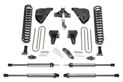 Fabtech Motorsports - FTSK2405DL | Fabtech 4 Inch Basic System With Dirt Logic Shocks (2023-2024 F250, F350 Super Duty 4WD Diesel)