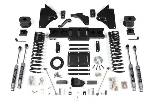 BDS Suspension - BDS1627H | BDS Suspension 6 Inch Lift Kit For Rear Air Ride  Dodge Ram 2500 4WD (2014-2018) | Diesel | NX2 Nitro Series Shocks