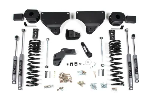 BDS Suspension - BDS1631H | BDS Suspension 4 Inch Lift Kit For Dodge Ram 2500 4WD With Rear Air Ride (2014-2018) | Diesel | NX2 NItro Series Shocks