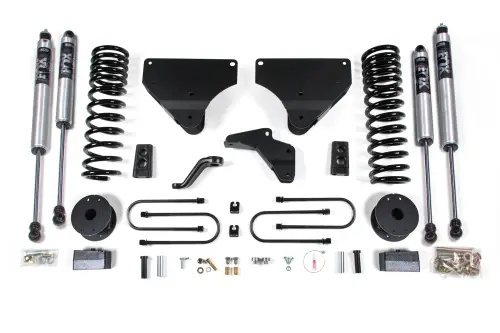 BDS Suspension - BDS1643FS | BDS Suspension 4 Inch Lift Kit For Dodge Ram 3500 4WD With Rear Air-Ride (2013-2018) | Fox 2.0 Performance Series