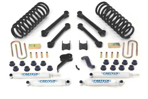 Fabtech Motorsports - FTSK3037 | Fabtech 4.5 Inch Performance System With Performance Shocks (2009-2013 Ram 2500, 3500 4WD Diesel Auto Trans)