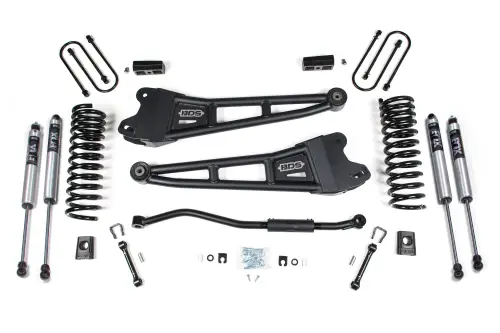 BDS Suspension - BDS1654FS | BDS Suspension 3 Inch Lift Kit With Radius Arm For Dodge Ram 3500 Truck 4WD (2019-2024) | Diesel | Rear Lift With Factory Overload Leaf, Fox 2.0 Performance Series Shocks