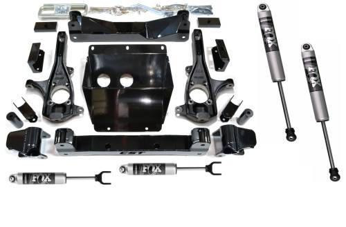 CST Suspension - CSK-G18-3F | CST Suspension 4 to 6 Inch Stage 3 Fox High Clearance Suspension System (2011-2019 Silverado, Sierra 2500 HD, 3500 HD 2WD/4WD)