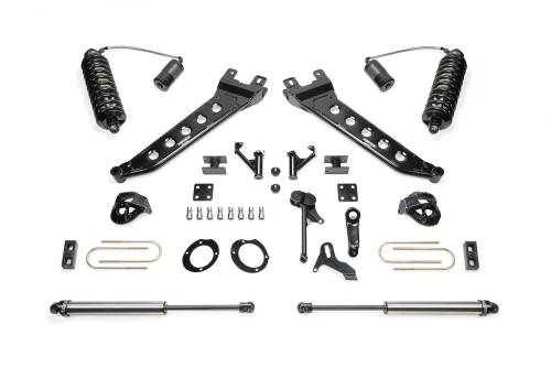 Fabtech Motorsports - FTSK3079DL | Fabtech 7 Inch Radius Arm Kit With 4.0 Resi Coilovers DLSS and 2.25 DLSS (2013-2018 Ram 3500 Pickup 4WD)