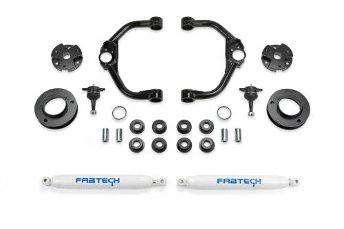 Fabtech Motorsports - FTSK3167 | Fabtech 3 Inch BJ UCA System With Performance Shocks (2019-2023 Ram 1500 Pickup 2WD/4WD No Rebel)