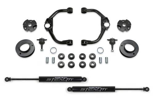 Fabtech Motorsports - FTSK3167M | Fabtech 3 Inch BJ UCA System With Stealth Shocksh (2019-2023 Ram 1500 Pickup 2WD/4WD No Rebel)