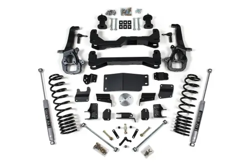 BDS Suspension - BDS1663FS | BDS Suspension 4 Inch Lift Kit For Dodge Ram 1500 4WD (2019-2024) | OE Knuckle Standard Type, Rear Fox 2.0 Performance Series Shocks