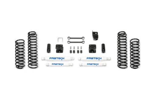 Fabtech Motorsports - FTSK4047 | Fabtech 3 Inch Sport System With Performance Shocks (2007-2018 Wrangler JK 4WD 2 Door)