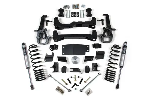 BDS Suspension - BDS1664FS | BDS Suspension 4 Inch Lift Kit For Dodge Ram 1500 4WD (2019-2024) | OE Knuckle Large Bore, Rear Fox 2.0 Performance Series Shocks