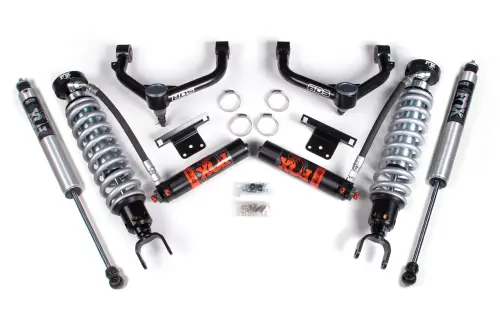 BDS Suspension - BDS1665FDSC | BDS Suspension 2 Inch Lift Kit With Fox 2.5 Coil-over For Dodge Ram 1500 4WD (2013-2021) | Rear Fox 2.0 Performance Series Shocks