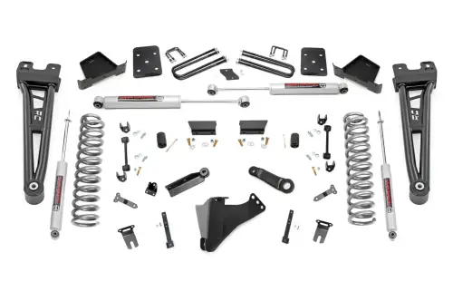 Rough Country - 41230 | Rough Country 6 Inch Lift Kit For Ford F-250 / F-350 Super Duty 4WD (2023-2024) | Diesel | Premium N3 Shocks