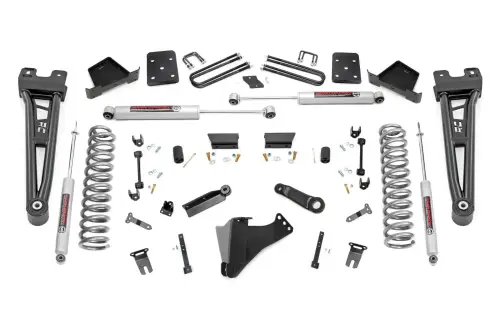 Rough Country - 41630 | Rough Country 6 Inch Lift Kit For Ford F-250 / F-350 Super Duty 4WD (2023-2024) | Gas | Premium N3 Shocks