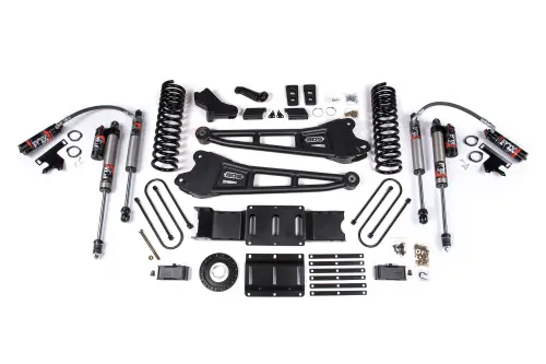 BDS Suspension - BDS1682FPE | BDS Suspension 6 Inch Lift Kit With Radius Arm For Ram 3500 4WD (2019-2024) | Diesel | Rear Lift Without Factory Rear Overload Leaf, Fox 2.5 Performance Elite Shocks, 6 Bolt Indexing Ring