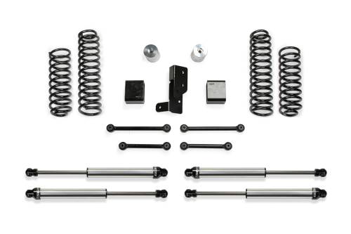 Fabtech Motorsports - FTSK4107DL | Fabtech 3 Inch Sport System With Dirt Logic Shocks(2018-2023 Wrangler JL 4WD 4 Door)