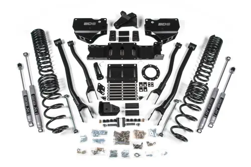 BDS Suspension - BDS1688H | BDS Suspension 6 Inch Lift Kit With 4-Link For Dodge Ram 2500 4WD (2019-2024) | Diesel | NX2 Nitro Series Shocks