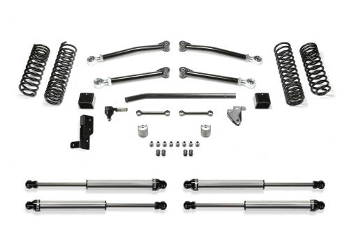 Fabtech Motorsports - FTSK4202DL | Fabtech 3 Inch Trail With Dirt Logic 2.25 Shocks (2021-2023 Wrangler JL 4XE 4 Door)