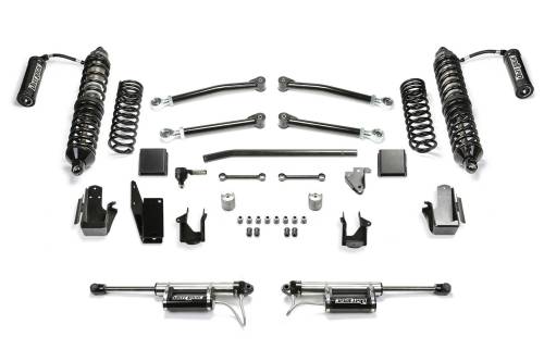 Fabtech Motorsports - FTSK4214DL | Fabtech 3 Inch Trail With Dirt LogicSS 2.5 Resi Coilovers and Rear DLSS Resi (2020-2023 Gladiator JT Diesel)