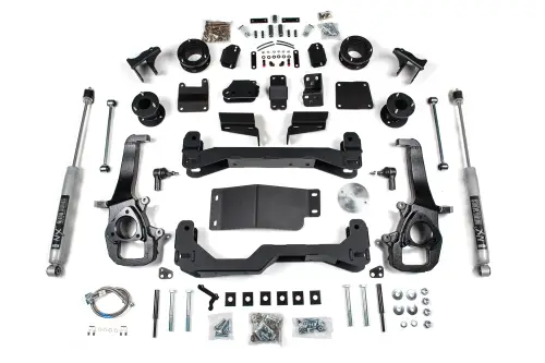 BDS Suspension - BDS1697H | BDS Suspension 4 Inch Lift Kit With Air Ride For Ram 1500 4WD (2019-2024) | OE Knuckle Type Standard, Rear NX2 Nitro Series Shocks