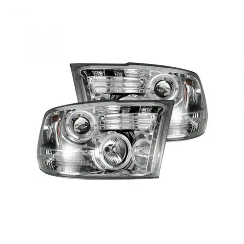 Recon Truck Accessories - REC264270CLCC | Recon Projector Headlights CCFL Halos & DRL in Clear/Chrome (2009-2023 Ram 1500, 2010-2018 Ram 2500, 3500)