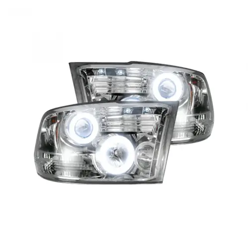 Recon Truck Accessories - REC264276CLC | Recon Projector Headlights OLED DRL & LED Signals in Clear/Chrome (2013-2024 Ram 1500, 2014-2018 Ram 2500, 3500)