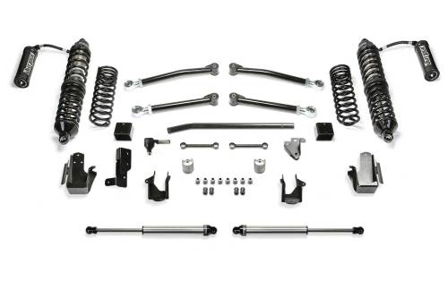 Fabtech Motorsports - FTSK4221DL | Fabtech 3 Inch Trail With Dirt LogicSS 2.5 Resi Coilovers and Rear DLSS (2020-2023 Wrangler JL 4 Door 4WD Diesel)