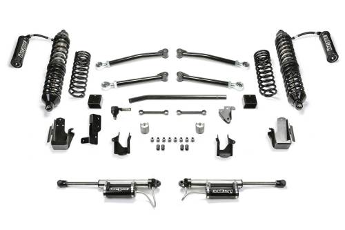 Fabtech Motorsports - FTSK4222DL | Fabtech 3 Inch Trail With Dirt LogicSS 2.5 Resi Coilovers and Rear DLSS Resi (2020-2023 Wrangler JL 4 Door 4WD Diesel)