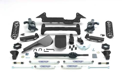 Fabtech Motorsports - FTSK5000 | Fabtech 6 Inch Performance System With Performance Shocks (2003-2008 H2 4WD with Rear Coil Springs)