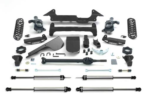 Fabtech Motorsports - FTSK5000DL | Fabtech 6 Inch Performance System With Dirt Logic Shocks (2003-2008 H2 4WD with Rear Coil Springs)