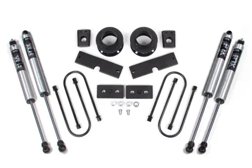 BDS Suspension - BDS1710FS | BDS Suspension 2 Inch Lift Kit For Ram 3500 4WD (2013-2024) With Rear Air Ride | Fox 2.0 Performance Series Shocks