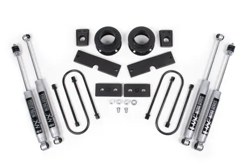 BDS Suspension - BDS1710H | BDS Suspension 2 Inch Lift Kit For Ram 3500 4WD (2013-2024) With Rear Air Ride | NX2 Nitro Series Shocks