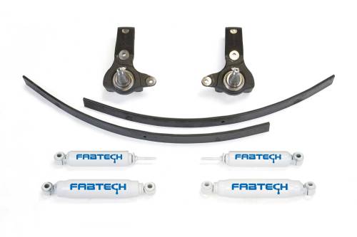 Fabtech Motorsports - FTSK7014 | Fabtech 3 Inch Spindle System With Performance Shocks (1995.5-2004 Tacoma 2WD 5 Lug)